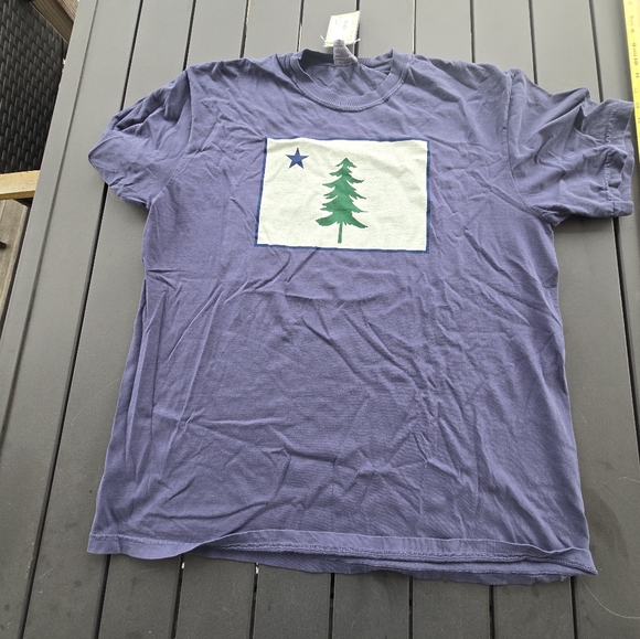 Maine Flag Vacation Tshit Sz Xl - Picture 1 of 6